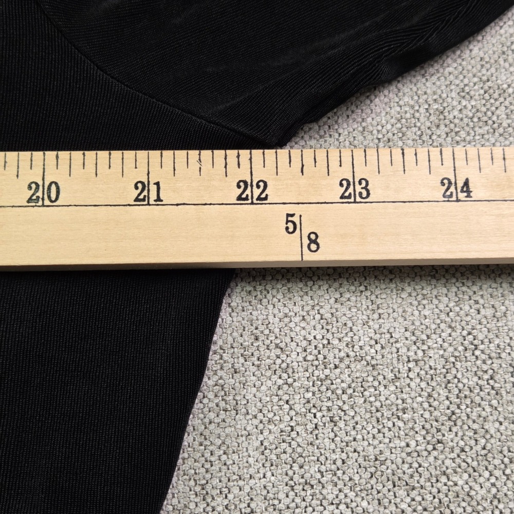 Chico's Travelers Black Tie Front Long Sleeve Topper Women's Size 3 (XL) Layer - Picture 6 of 7